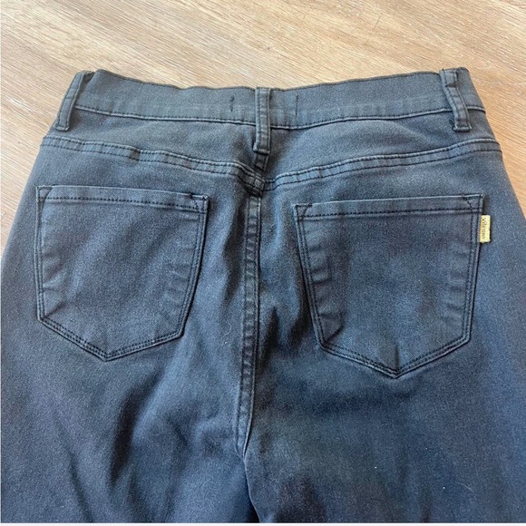 Black High-waisted flared jeans - Picture 5 of 5